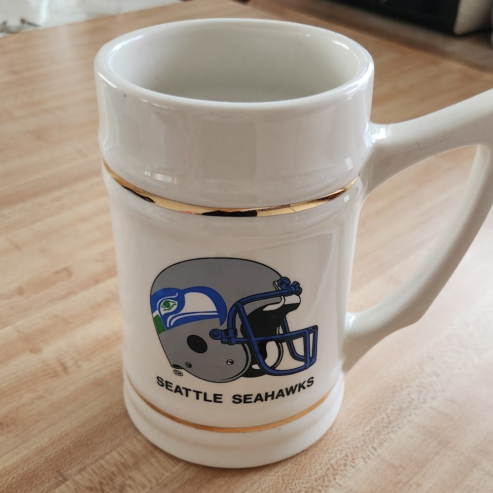 Vintage Seattle Seahawks Stein Mug